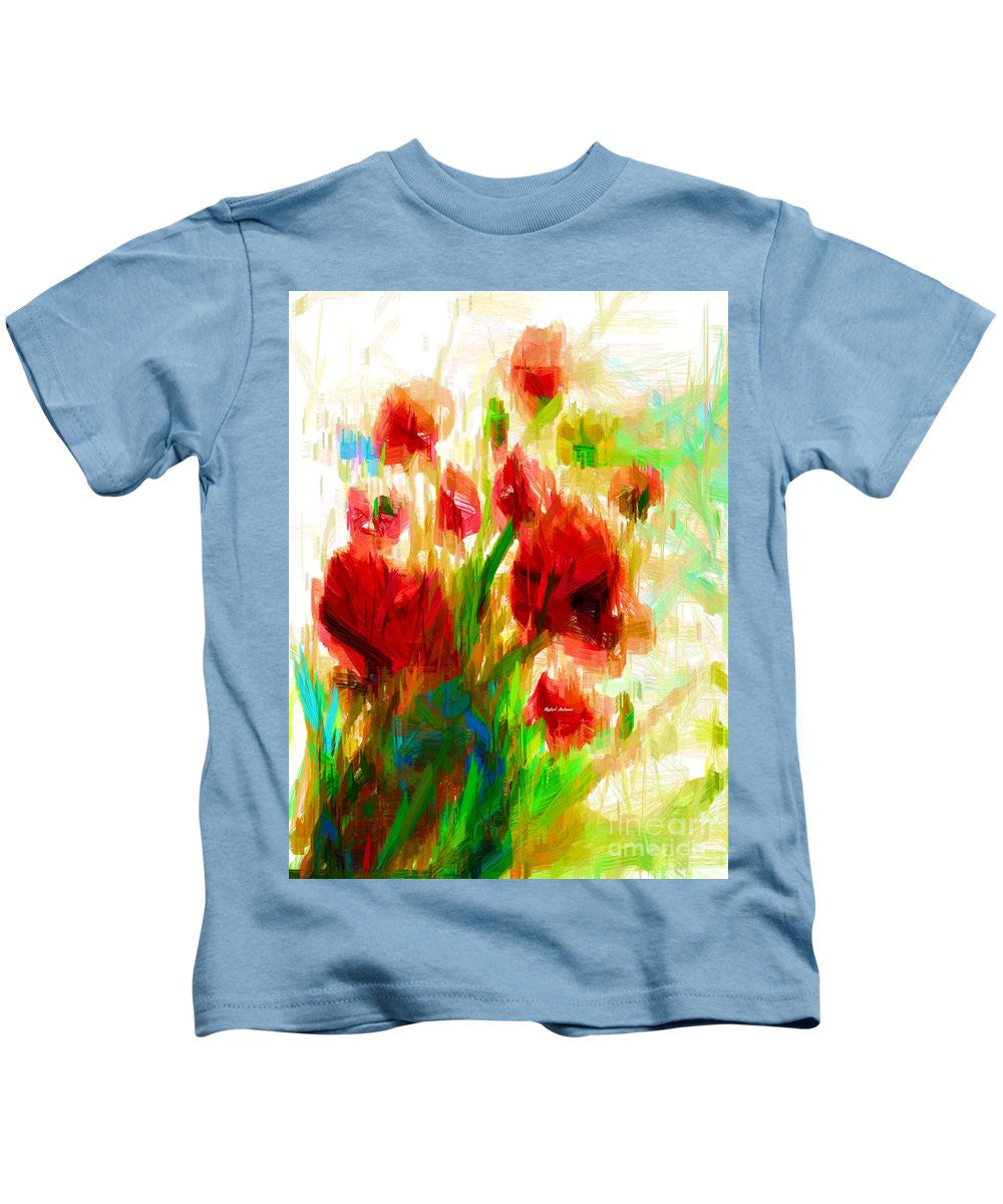 Kids T-Shirt - Red Poppies