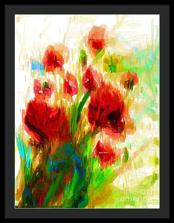 Framed Print - Red Poppies