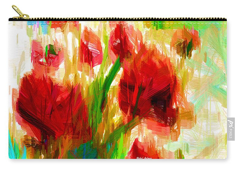 Carry-All Pouch - Red Poppies