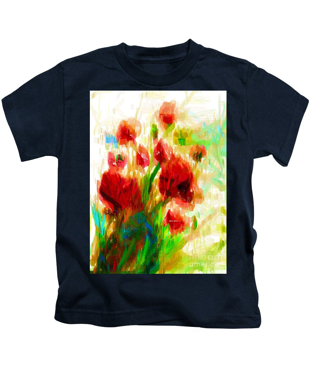 Kids T-Shirt - Red Poppies