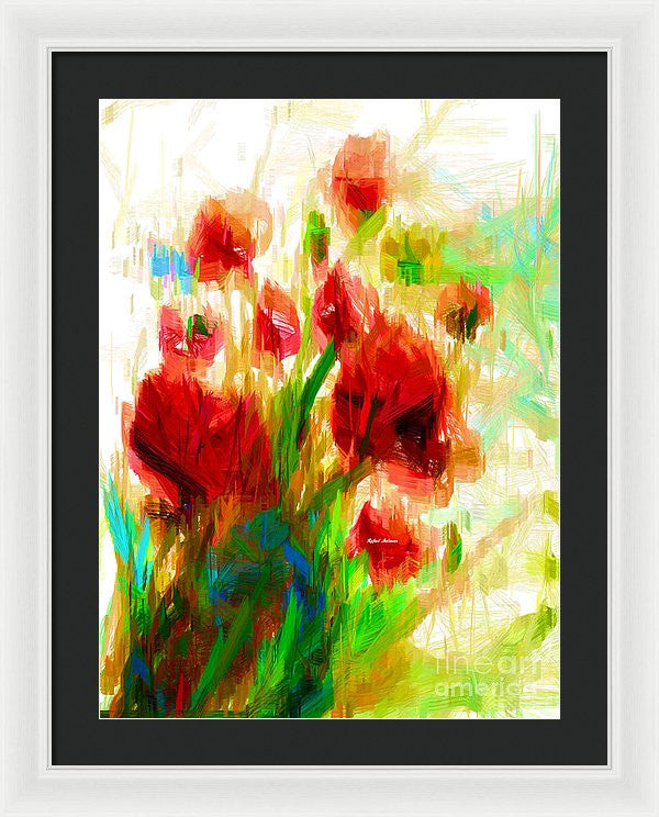 Framed Print - Red Poppies