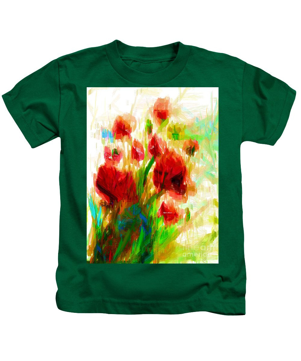 Kids T-Shirt - Red Poppies