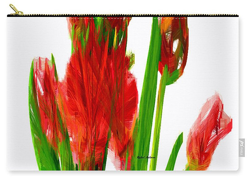 Carry-All Pouch - Red Tulips