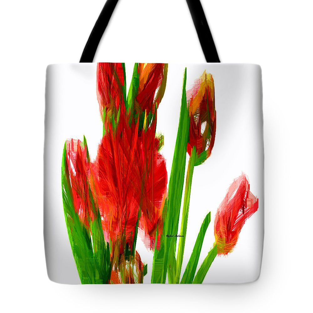 Tote Bag - Red Tulips