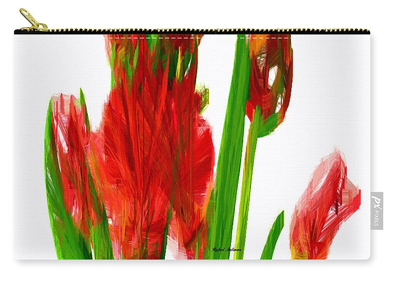 Carry-All Pouch - Red Tulips