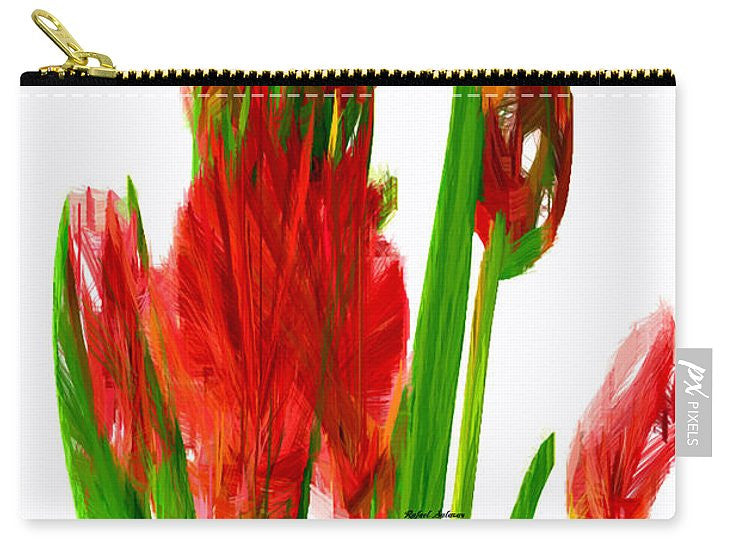 Carry-All Pouch - Red Tulips