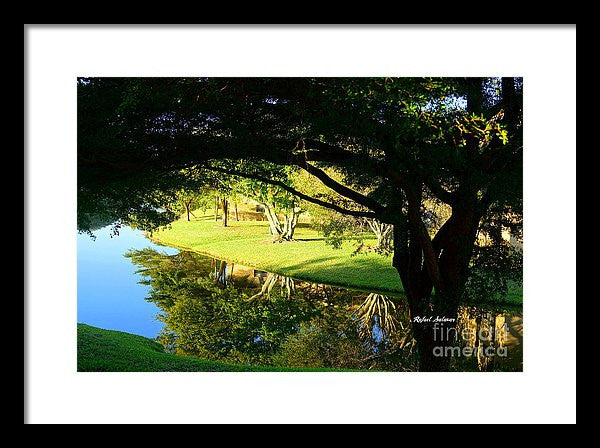 Framed Print - Reflections In The Morning