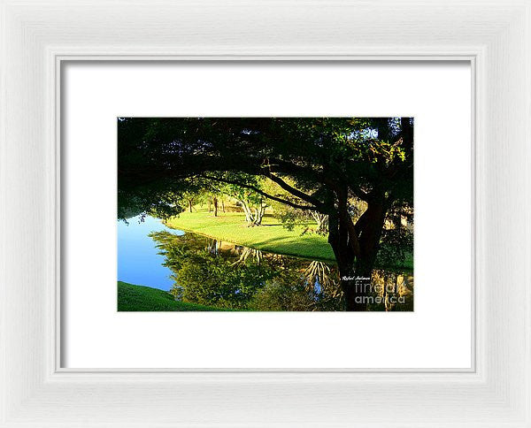 Framed Print - Reflections In The Morning