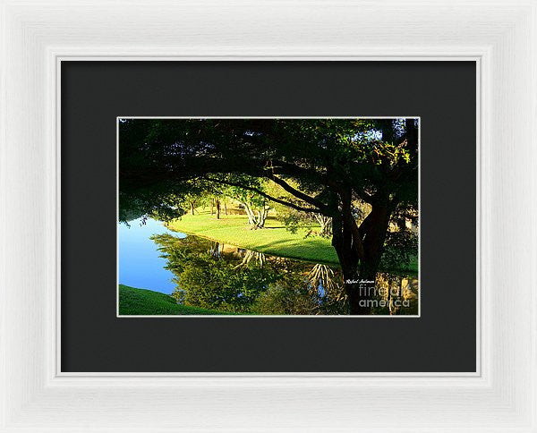 Framed Print - Reflections In The Morning