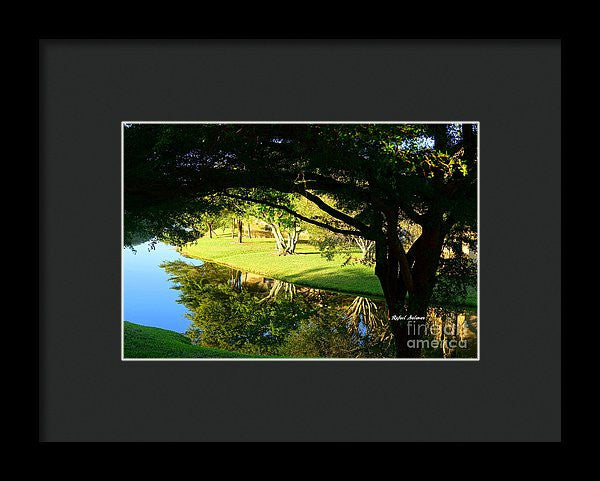 Framed Print - Reflections In The Morning