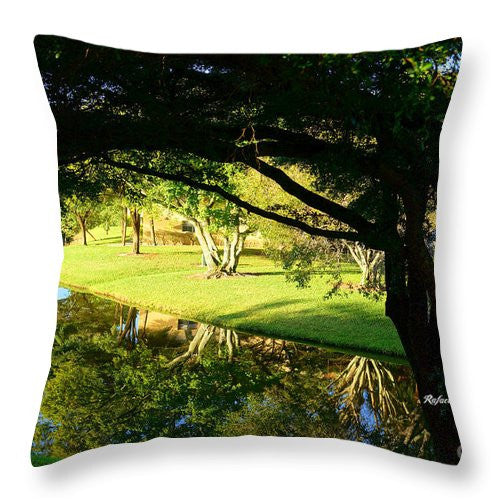 Throw Pillow - Reflections In The Morning
