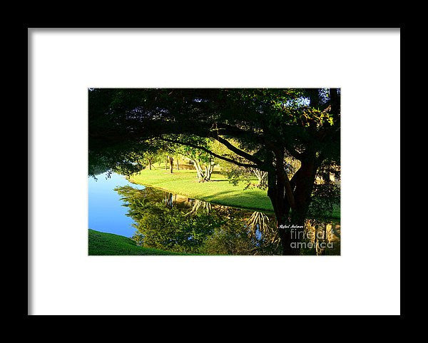 Framed Print - Reflections In The Morning