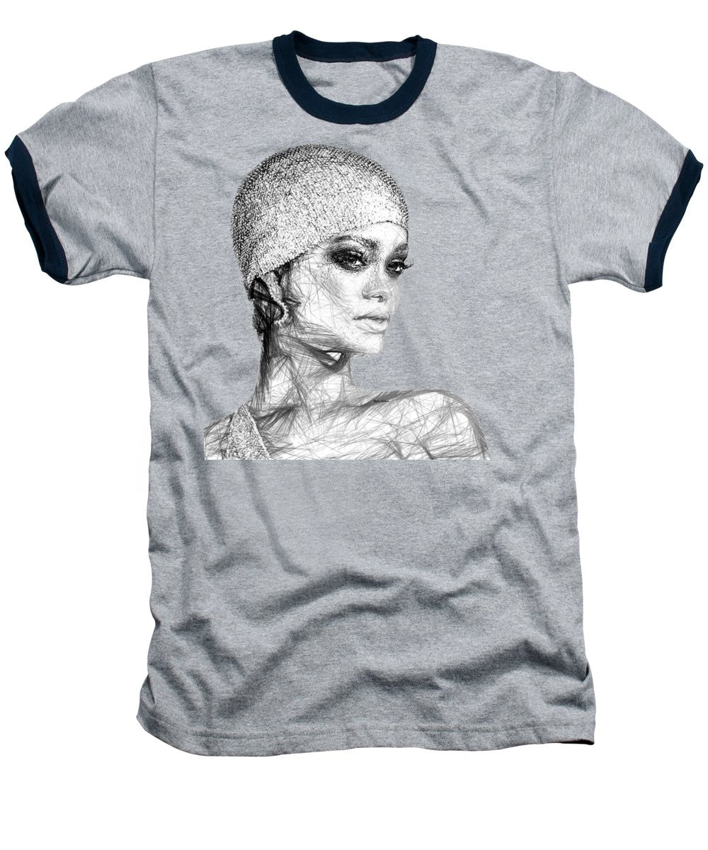 T-shirt de baseball - Rihanna