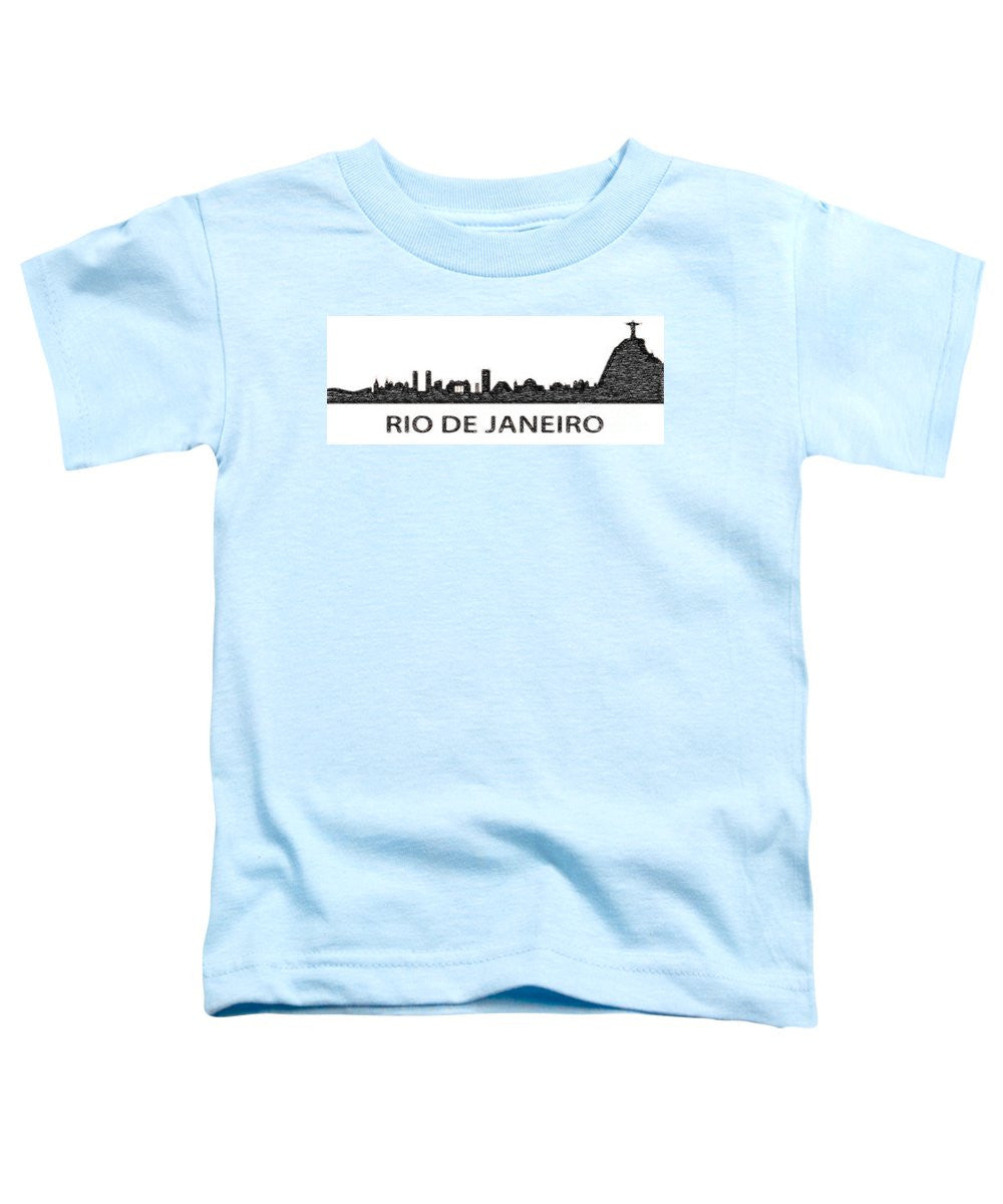 Toddler T-Shirt - Rio De Janeiro Silouhette Sketch