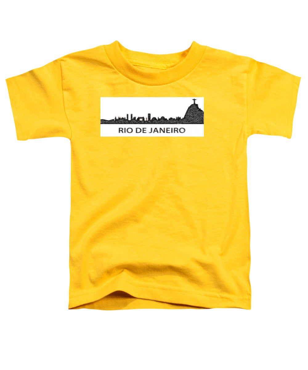 Toddler T-Shirt - Rio De Janeiro Silouhette Sketch