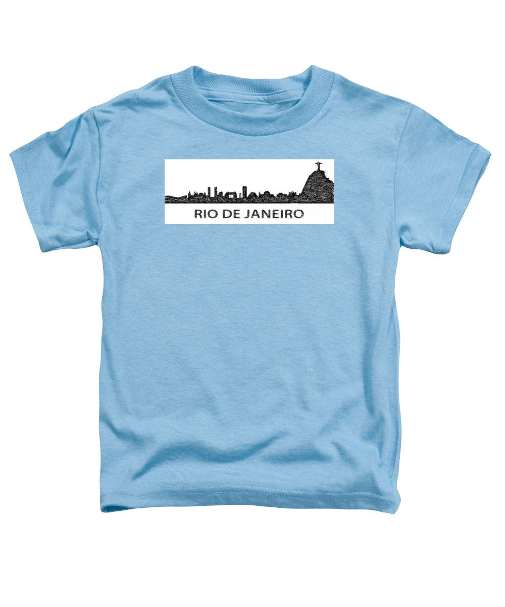 Toddler T-Shirt - Rio De Janeiro Silouhette Sketch