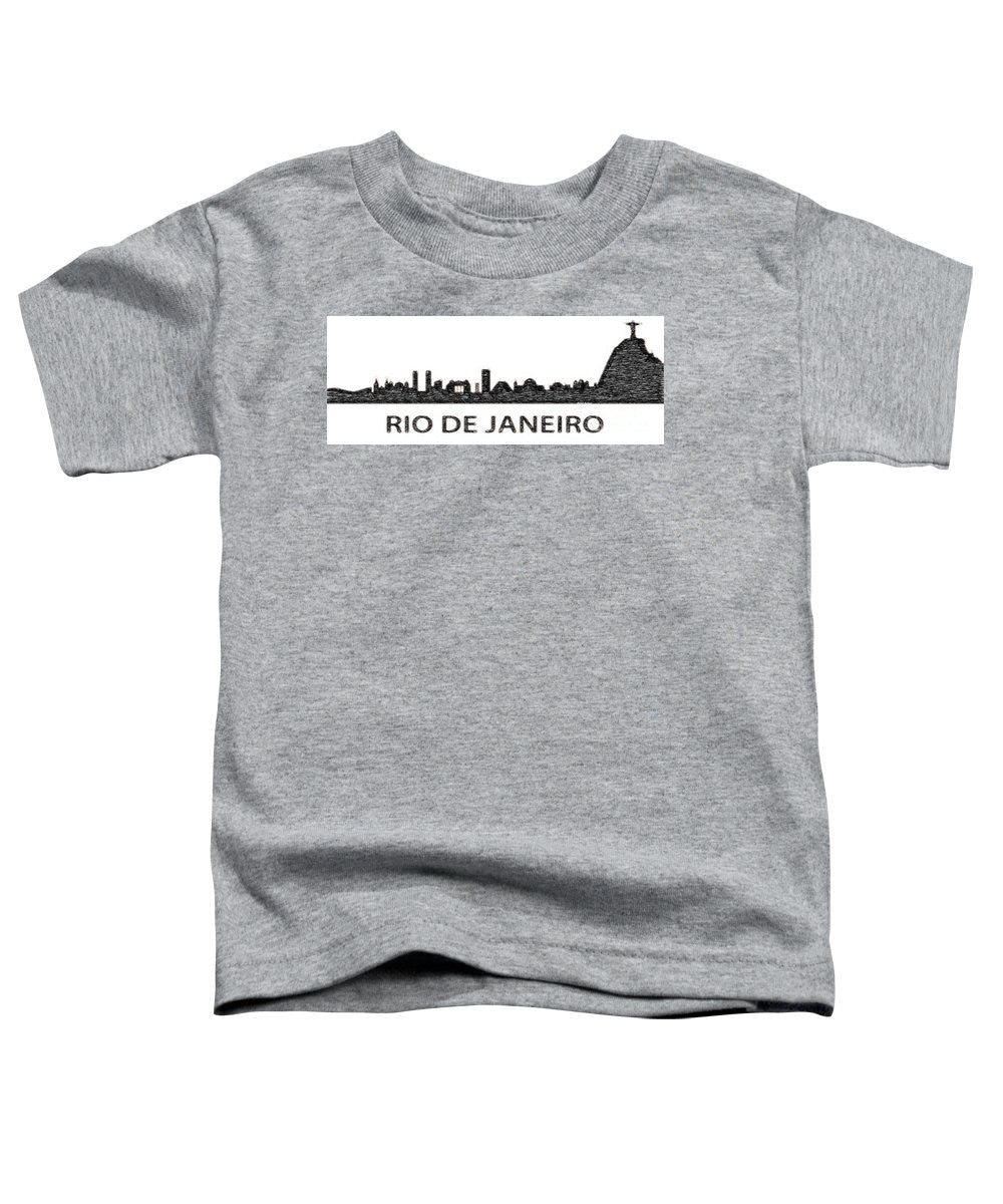 Toddler T-Shirt - Rio De Janeiro Silouhette Sketch