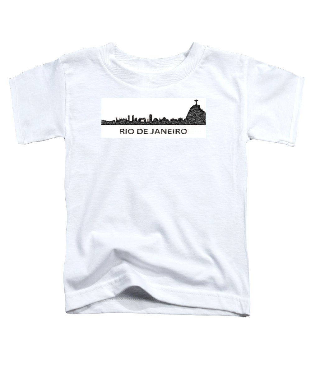 Toddler T-Shirt - Rio De Janeiro Silouhette Sketch