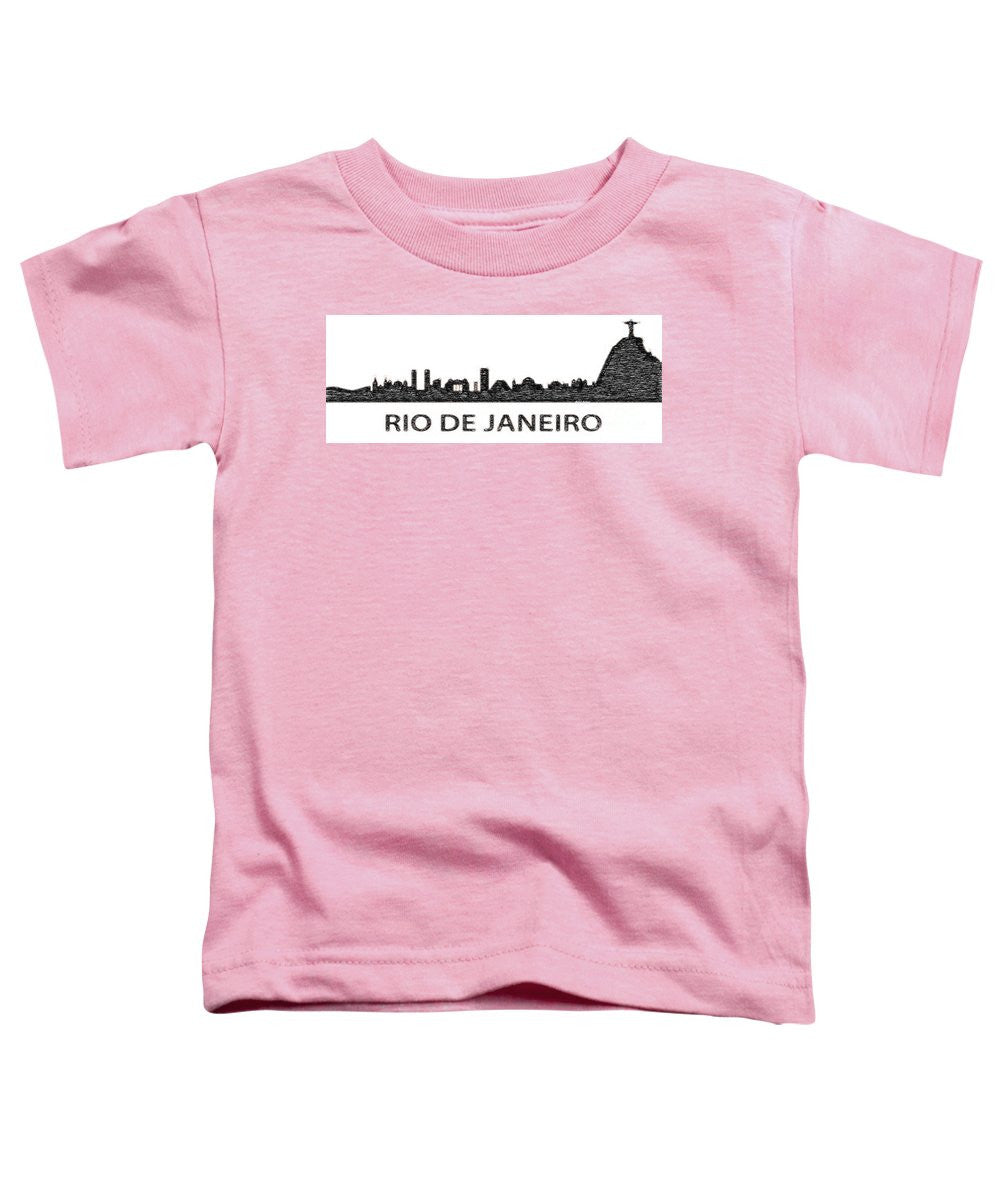 Toddler T-Shirt - Rio De Janeiro Silouhette Sketch