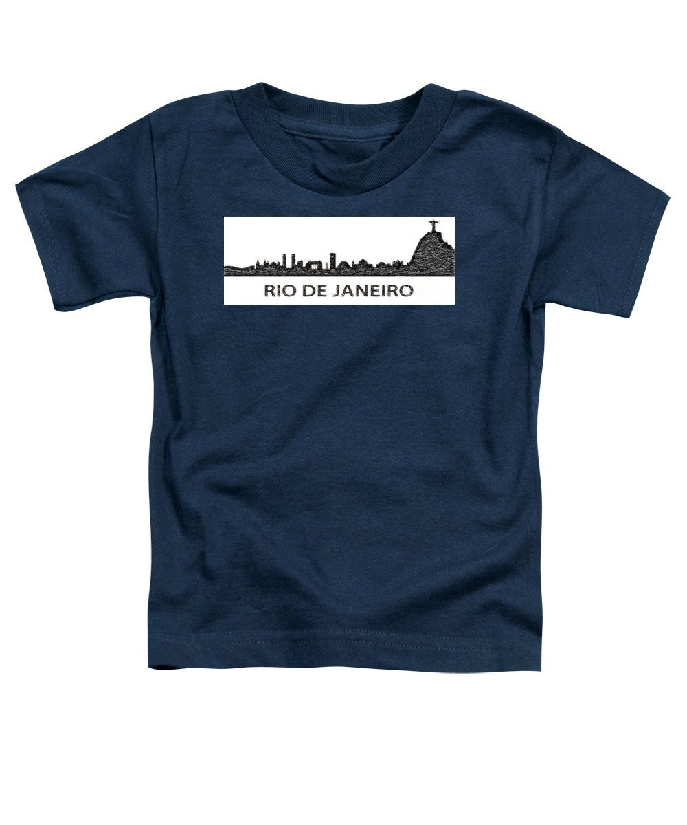 Toddler T-Shirt - Rio De Janeiro Silouhette Sketch