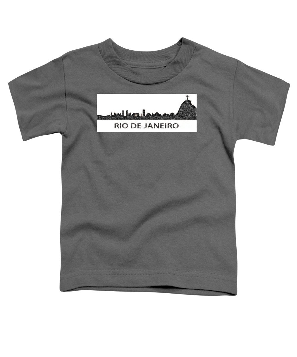 Toddler T-Shirt - Rio De Janeiro Silouhette Sketch