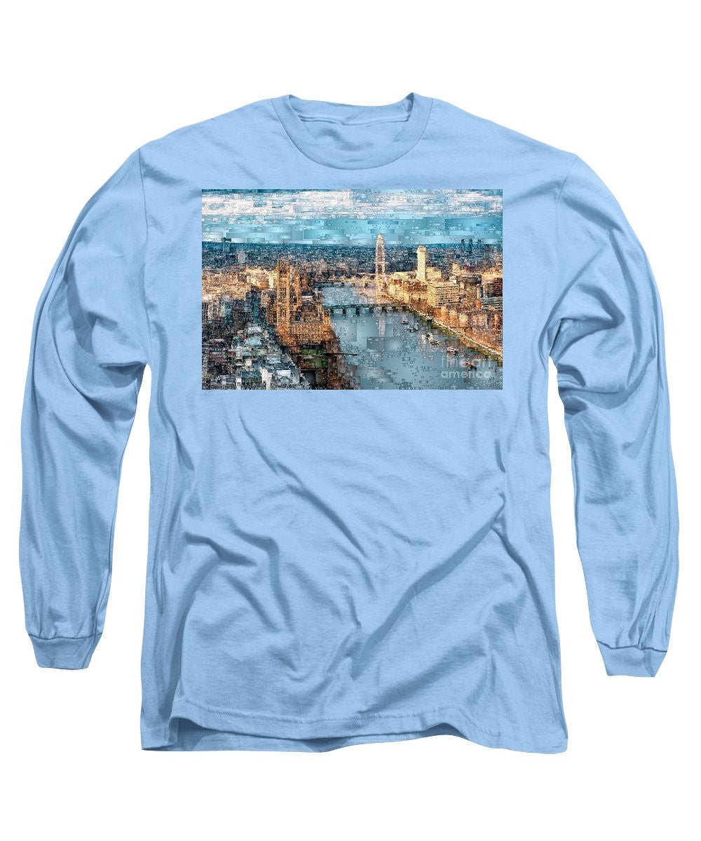 Long Sleeve T-Shirt - River Thames In London, England