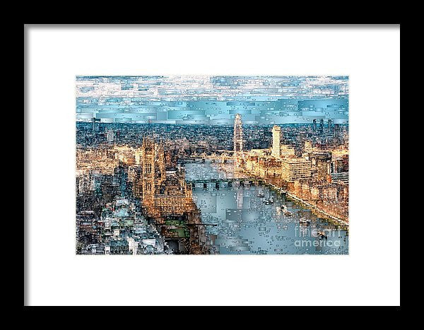 Framed Print - River Thames In London, England