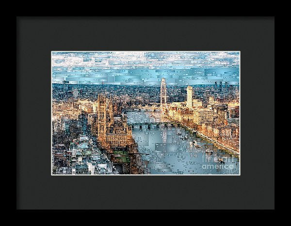 Framed Print - River Thames In London, England