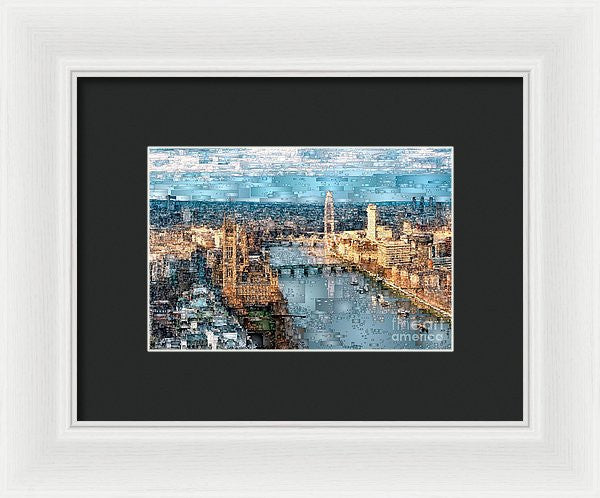 Framed Print - River Thames In London, England