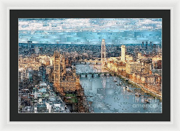 Framed Print - River Thames In London, England