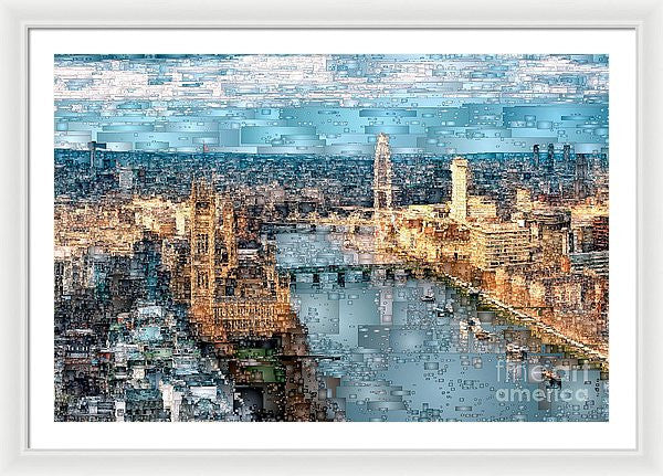 Framed Print - River Thames In London, England