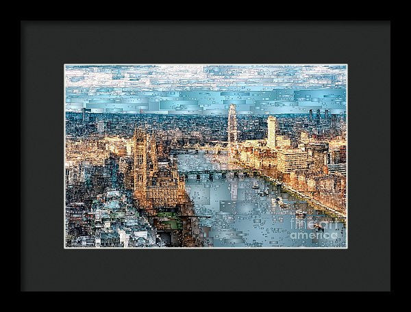 Framed Print - River Thames In London, England