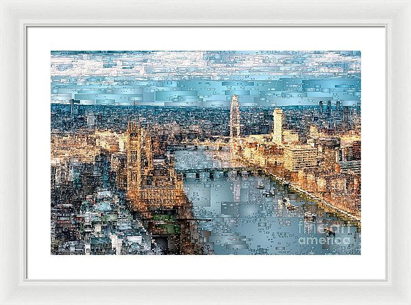 Framed Print - River Thames In London, England