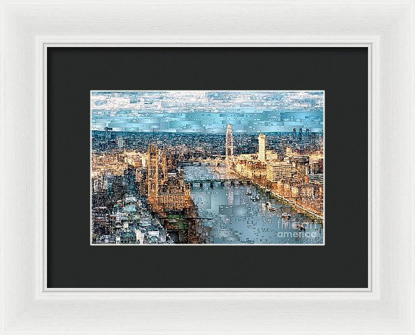 Framed Print - River Thames In London, England