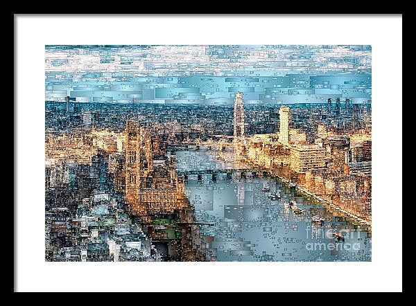 Framed Print - River Thames In London, England