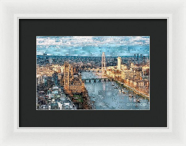 Framed Print - River Thames In London, England