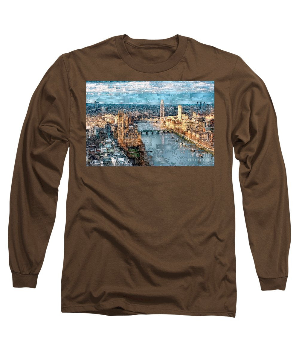 Long Sleeve T-Shirt - River Thames In London, England