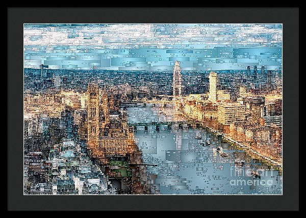 Framed Print - River Thames In London, England