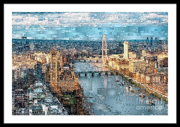 Framed Print - River Thames In London, England