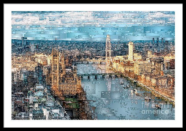 Framed Print - River Thames In London, England