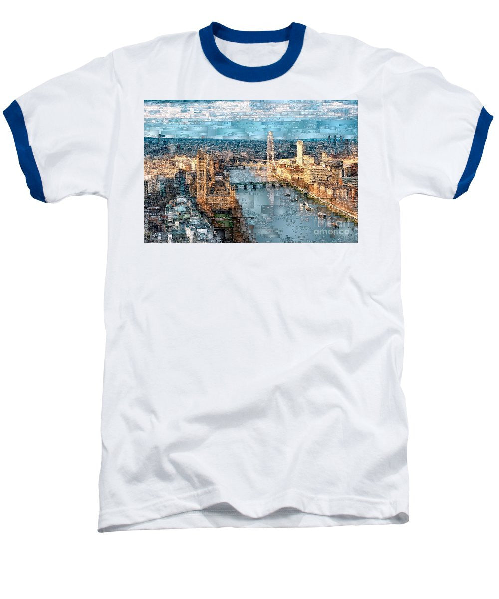 T-shirt de baseball - La Tamise à Londres, en Angleterre