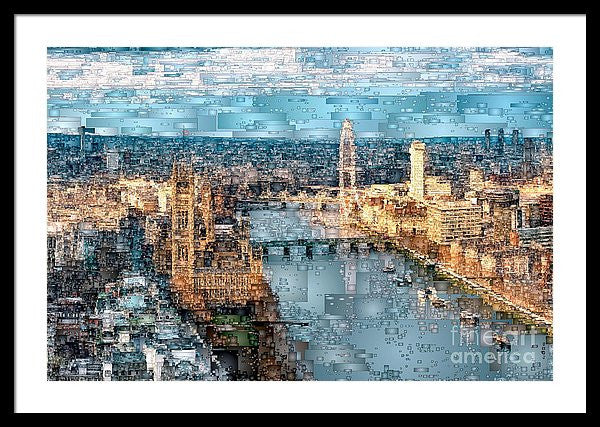 Framed Print - River Thames In London, England