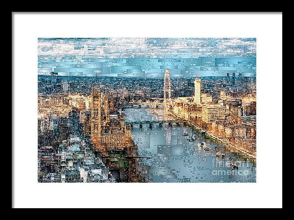 Framed Print - River Thames In London, England