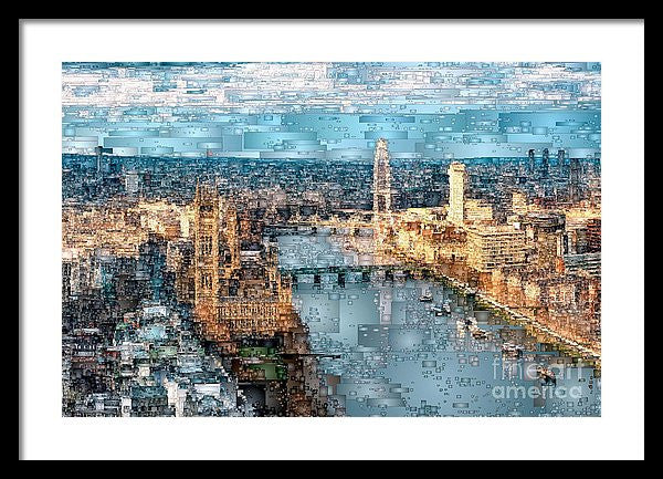 Framed Print - River Thames In London, England