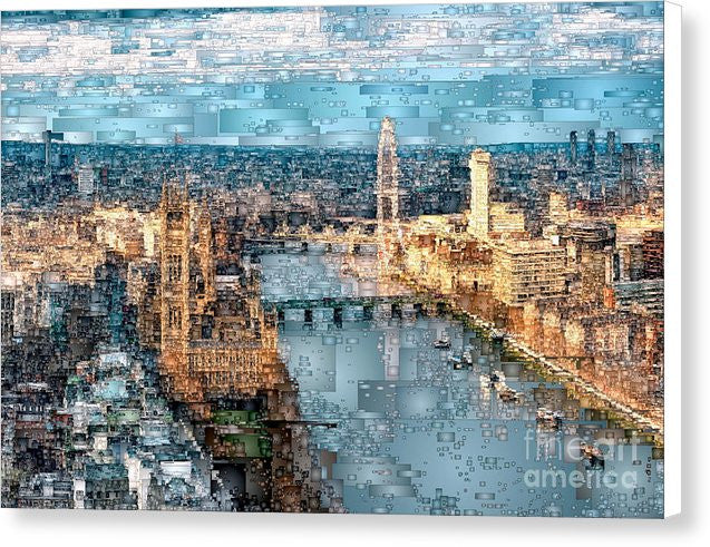 Canvas Print - River Thames In London, England