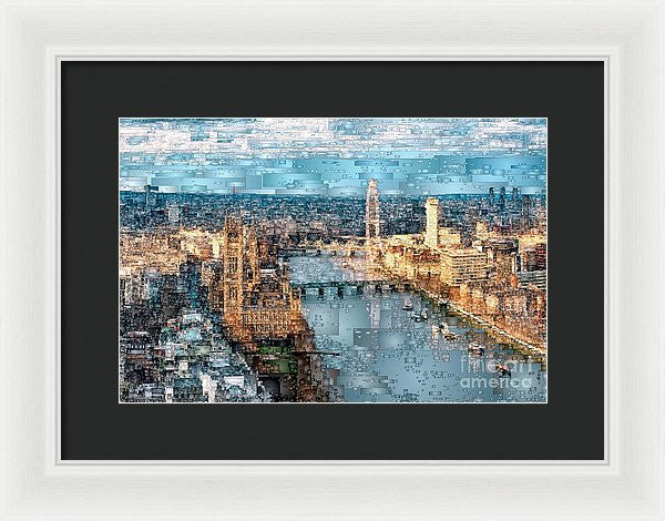 Framed Print - River Thames In London, England