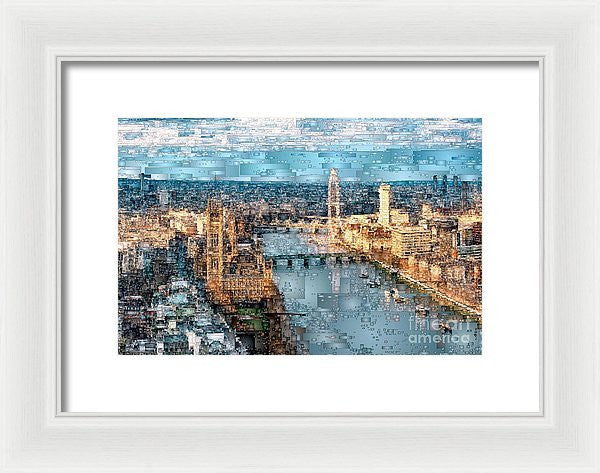 Framed Print - River Thames In London, England