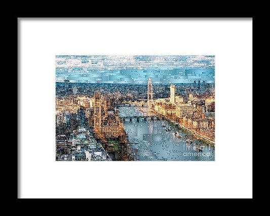 Framed Print - River Thames In London, England