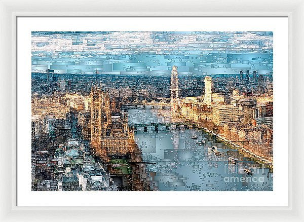 Framed Print - River Thames In London, England