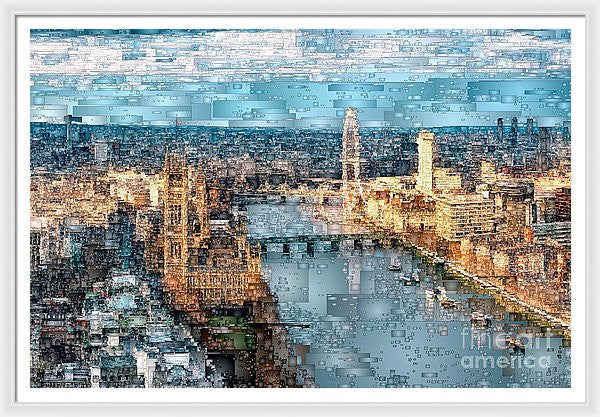 Framed Print - River Thames In London, England